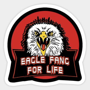 Cobra Kai Eagle Fang For Life Sticker